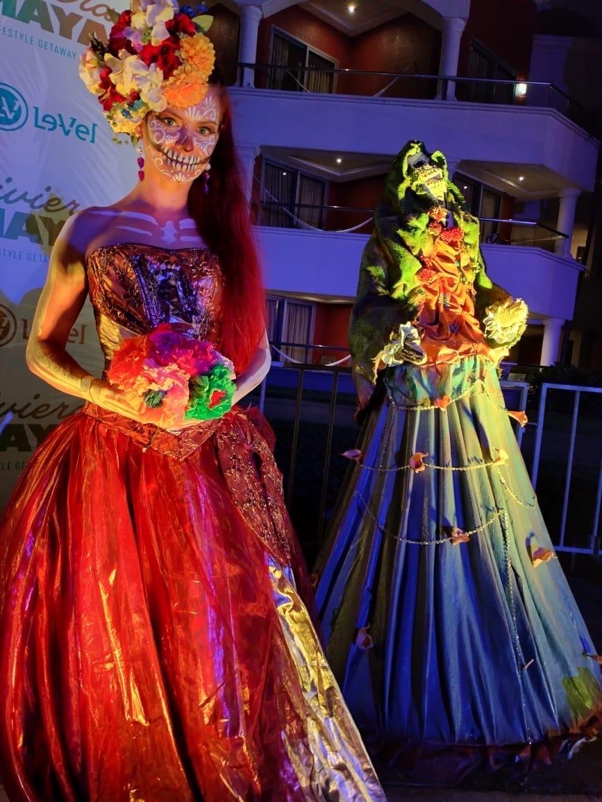 Catrina y figura ritual